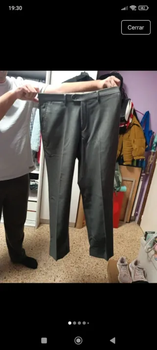 Americana y pantalón de traje negro