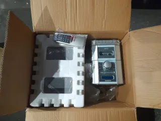 Sistema de audio Wellstar plata/negro