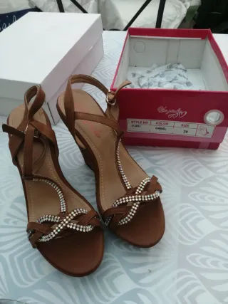 Sandalias Marrones Talla 39