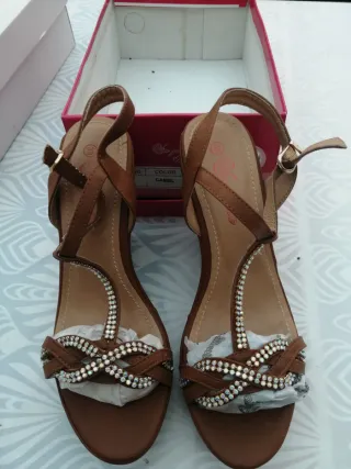 Sandalias Marrones Talla 39