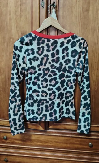 Jersey fino animal print entretiempo