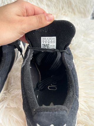 Tênis Adidas Campus Preto/Branco Tam 36