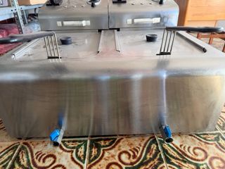 Freidora Eléctrica Doble 10L+10L Trifásica