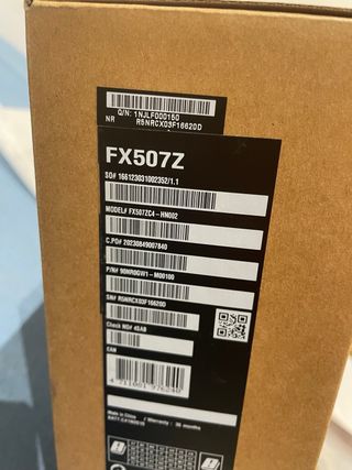 Asus Tuf Gaming F15 Fx507z