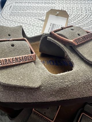 Sandalias Birkenstock Arizona Beige Talla 40