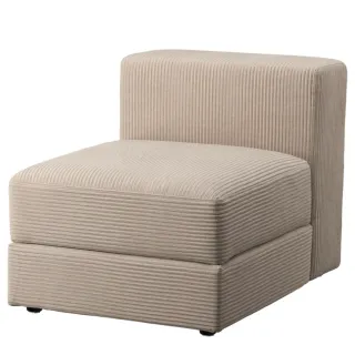 Fondello per poltrona Jattebo beige in velluto