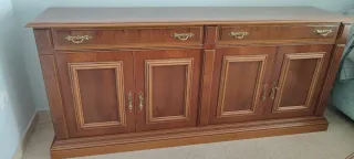 Conjunto comedor madera cerezo, haya, roble