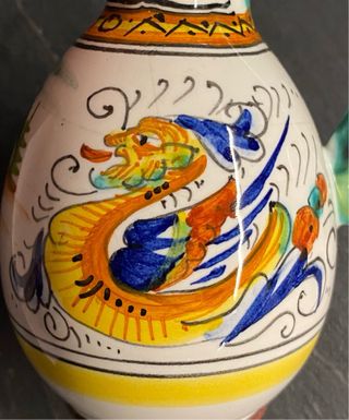 Set Olio e Aceto Deruta Ceramica Artigianale