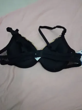 Sujetador Selmark Negro Encaje