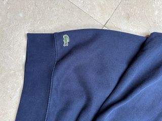 Sudadera Lacoste Azul Logo Cocodrilo
