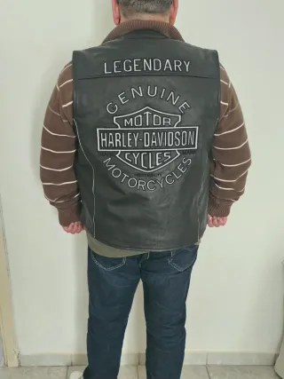 Gilet Pelle Harley-Davidson Uomo