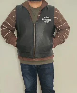 Gilet Pelle Harley-Davidson Uomo
