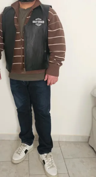 Gilet Pelle Harley-Davidson Uomo