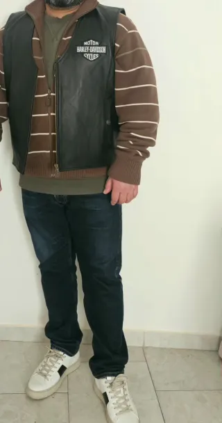 Gilet Pelle Harley-Davidson Uomo