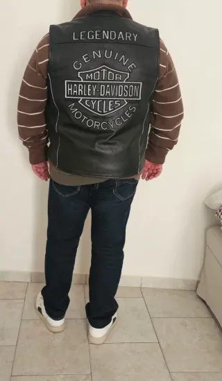 Gilet Pelle Harley-Davidson Uomo