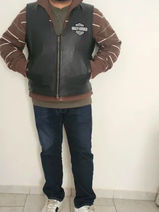 Gilet Pelle Harley-Davidson Uomo