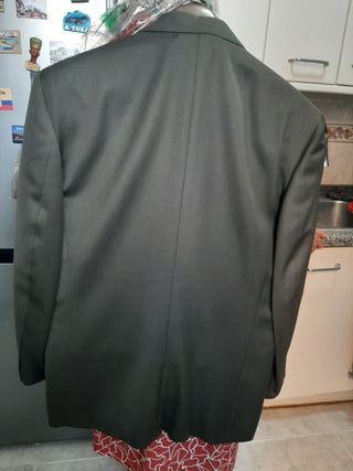 Traje Emidio Tucci Verde Oliva y Gris