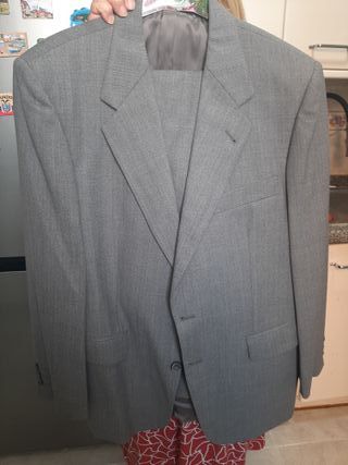 Traje Emidio Tucci Verde Oliva y Gris