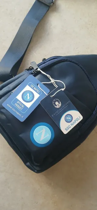 Borsello SSC Napoli Enzo Castellano Blu