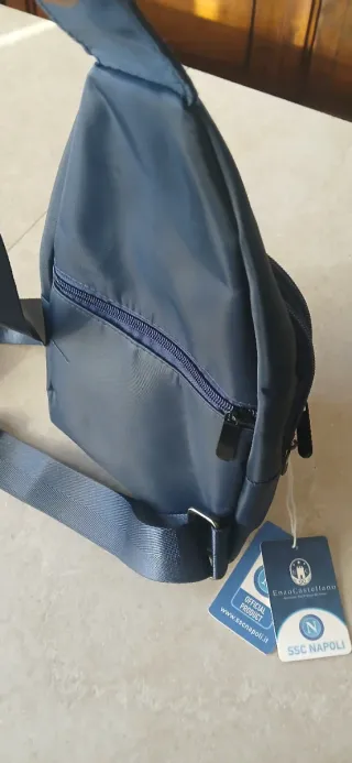 Borsello SSC Napoli Enzo Castellano Blu