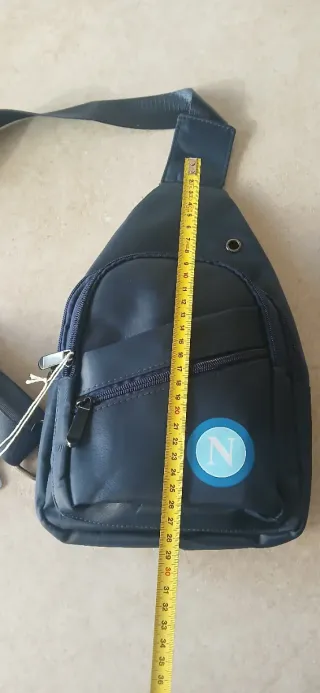 Borsello SSC Napoli Enzo Castellano Blu