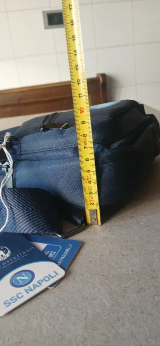 Borsello SSC Napoli Enzo Castellano Blu