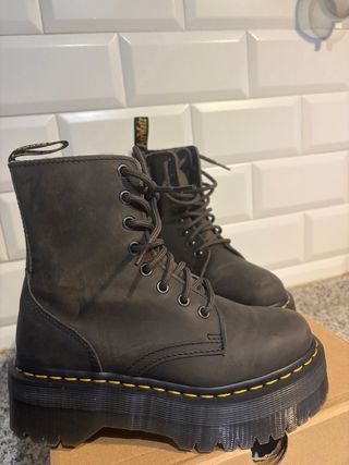 Dr Martens Jadon Gris Talla 36 Nuevas