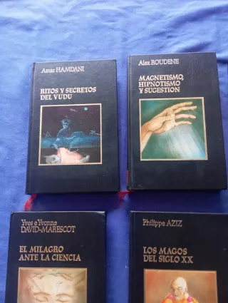Lote 6 libros: Vudu, Magia, Telepatia