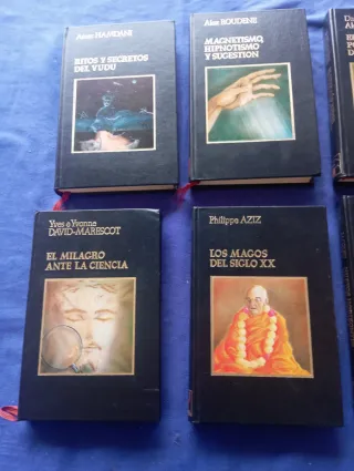 Lote 6 libros: Vudu, Magia, Telepatia