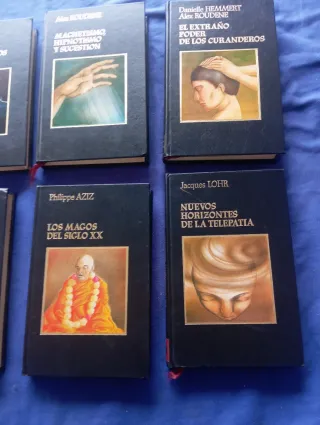 Lote 6 libros: Vudu, Magia, Telepatia