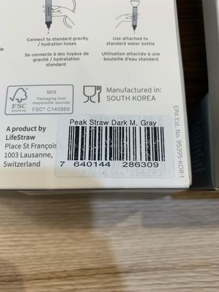 Pack 2 Filtros Agua LifeStraw Peak Series