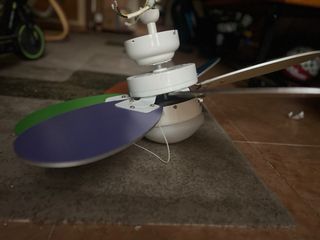 Lámpara Ventilador Habitación Niñ@s Multicolor