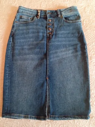 Falda vaquera Cortefiel