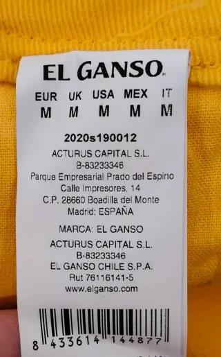 Pantalones El Ganso amarillos