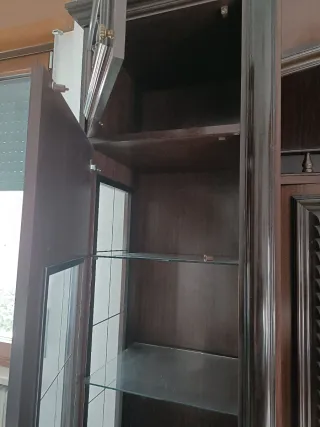 Mobile vintage legno e vetro