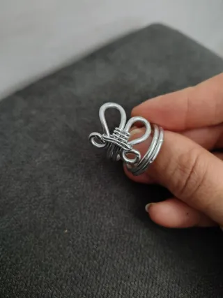 Anello farfalla fatto a mano