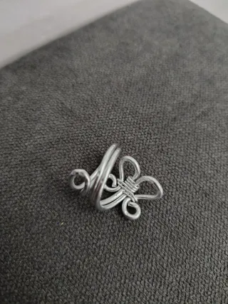 Anello farfalla fatto a mano