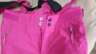 Pantalón de nieve niña rosa talla 10 años