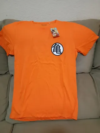 Camiseta Dragon Ball Z Talla L Naranja