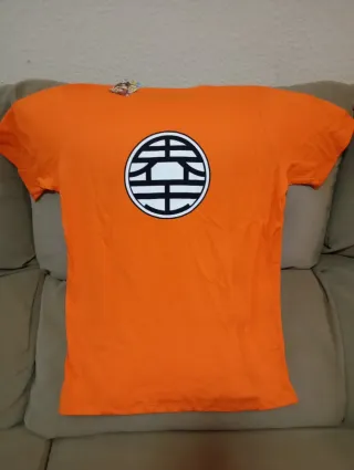 Camiseta Dragon Ball Z Talla L Naranja