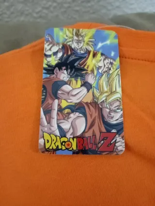 Camiseta Dragon Ball Z Talla L Naranja