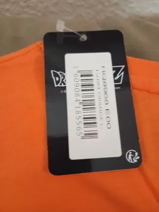 Camiseta Dragon Ball Z Talla L Naranja