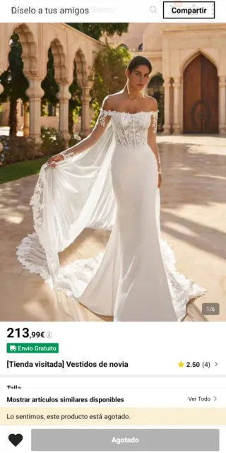 Vestido de novia blanco