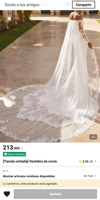 Vestido de novia blanco