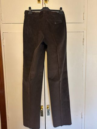 Pantalones Burberry Pana Hombre Marrón
