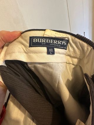 Pantalones Burberry Pana Hombre Marrón