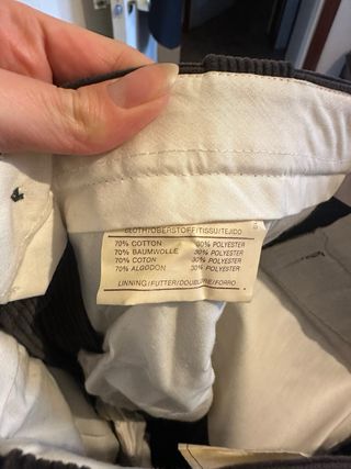 Pantalones Burberry Pana Hombre Marrón