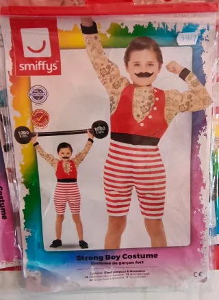 Disfraz forzudo 4-6 años (no incluye pesa)