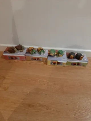 Figuras de jardín: tortugas y ranas