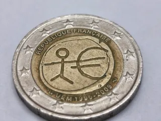 Moneda 2 Euros Francia Errores Acuñación